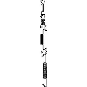 Ремкомплект колодок TRUSTING K406 BB KXY2H 1752843 WPZDZC