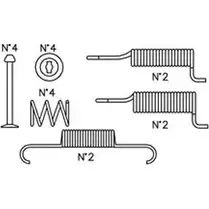 Ремкомплект колодок TRUSTING QS 8AYG K414 3H33V 1752850