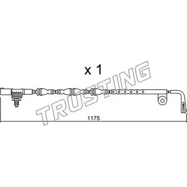 Датчик износа тормозных колодок TRUSTING 1753838 SU.228 L3UUG 7 822X08R