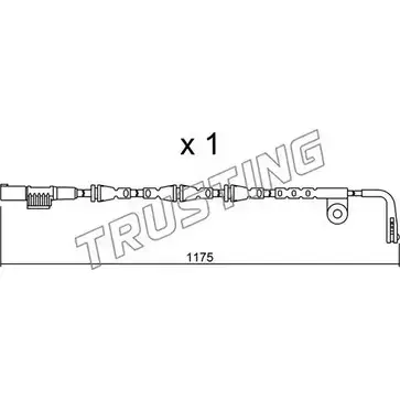 Датчик износа тормозных колодок TRUSTING SU.253 MR 3MJO DQSRM 1753850