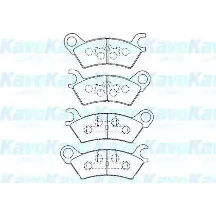 Тормозные колодки, дисковые, комплект KAVO PARTS TMN PJ 1757409 BP-4547 W2COQB изображение 0