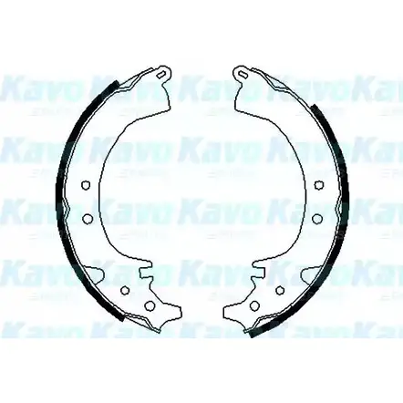 Тормозные колодки, комплект KAVO PARTS BS-9912 GTTVBO4 53NE D 1759784 изображение 0