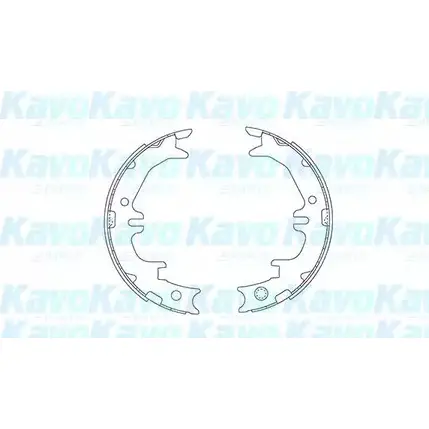 Тормозные колодки, комплект KAVO PARTS BS-9947 1759818 JC0EN 1J NXOV изображение 0