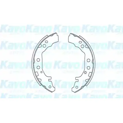 Тормозные колодки, комплект KAVO PARTS 0 65C8D 0JYNKQF 1759821 BS-9950