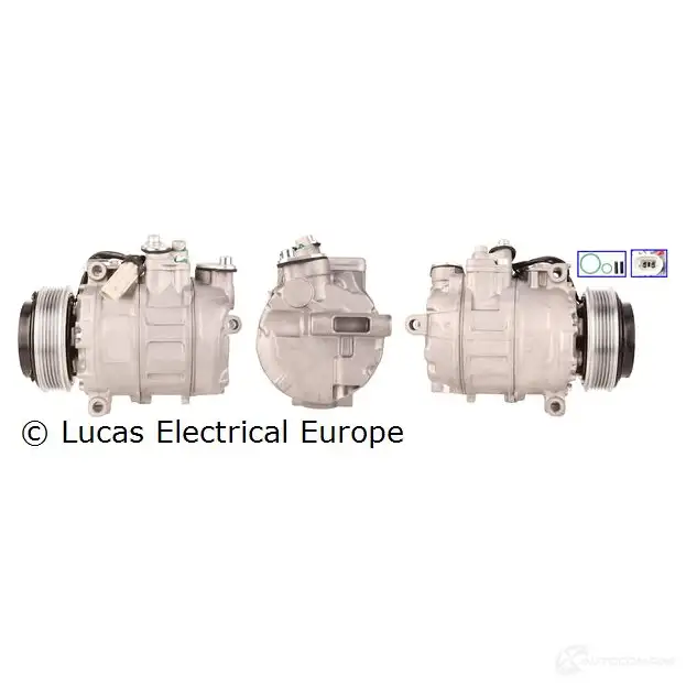 Компрессор кондиционера LUCAS ELECTRICAL 5708279145075 195663 acp335 HUM 30