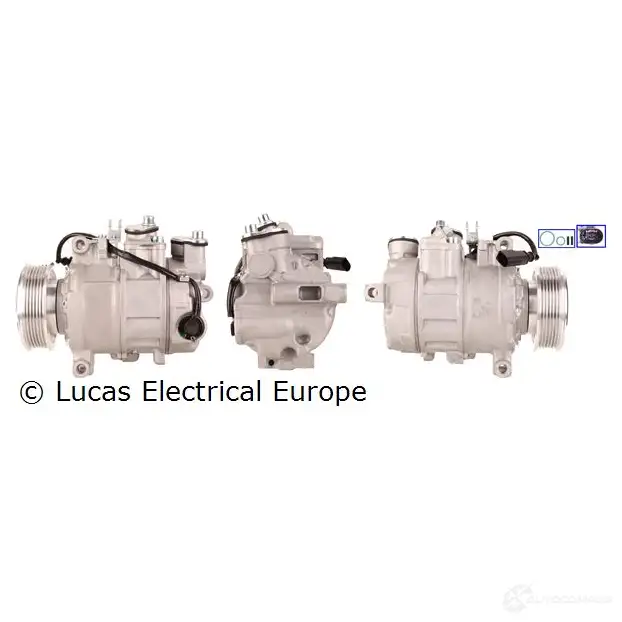 Компрессор кондиционера LUCAS ELECTRICAL 195561 XK2I Q2 acp232 5708279143729 изображение 0