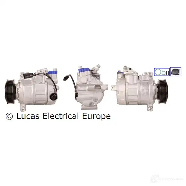 Компрессор кондиционера LUCAS ELECTRICAL 5708279185576 196148 8 UI9Y4 acp838