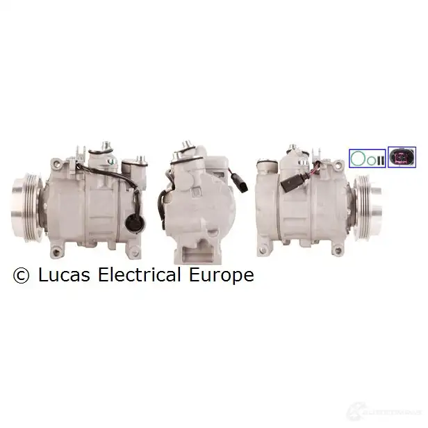 Компрессор кондиционера LUCAS ELECTRICAL QT O8L acp863 196172 5708279185835 изображение 0