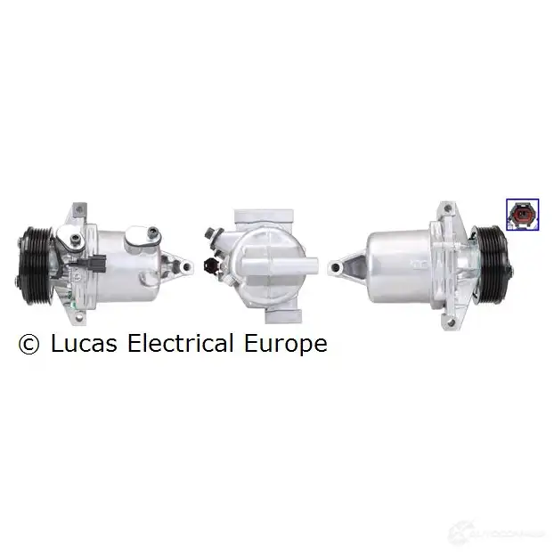 Компрессор кондиционера LUCAS ELECTRICAL 9 W74X acp01074 195424