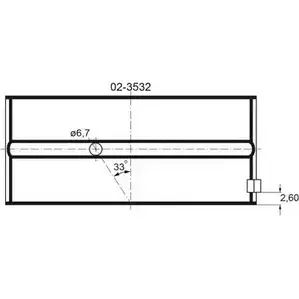 Подшипник GLYCO 1775115 02-3532 F 9HVX8 изображение 0