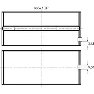 Подшипник GLYCO 1776432 62M SO 66571CP изображение 0