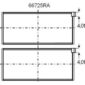 Подшипник GLYCO 66725RA 1776482 PMOC 3AT изображение 0