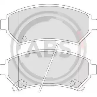 Тормозные колодки дисковые, комплект A.B.S. 6Y V7L 1806558 8717109544503 38699