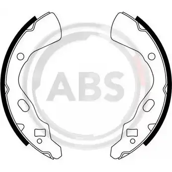 Тормозные колодки A.B.S. 40595 8717109060850 1806933 MB 4EMUY