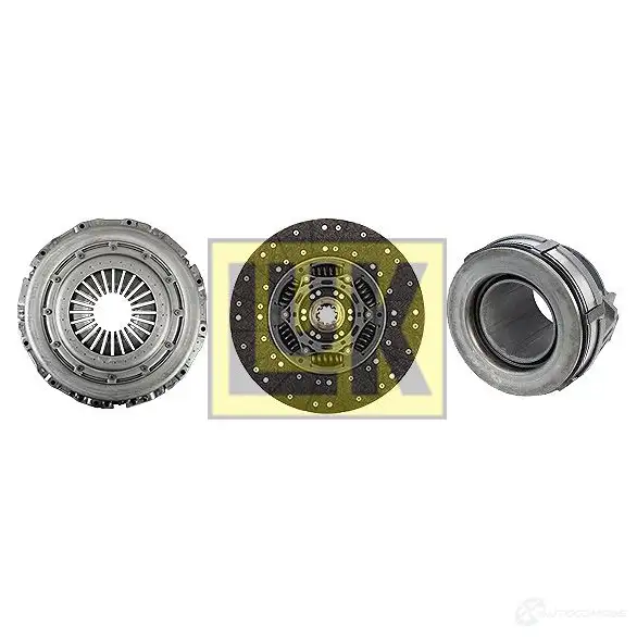 Комплект сцепления LUK 80572 F6 DBKQ9 636304200 4014870130190