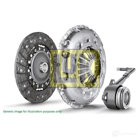 Комплект сцепления LUK 80004 QD5U DK 4005108953919 624373133 изображение 0