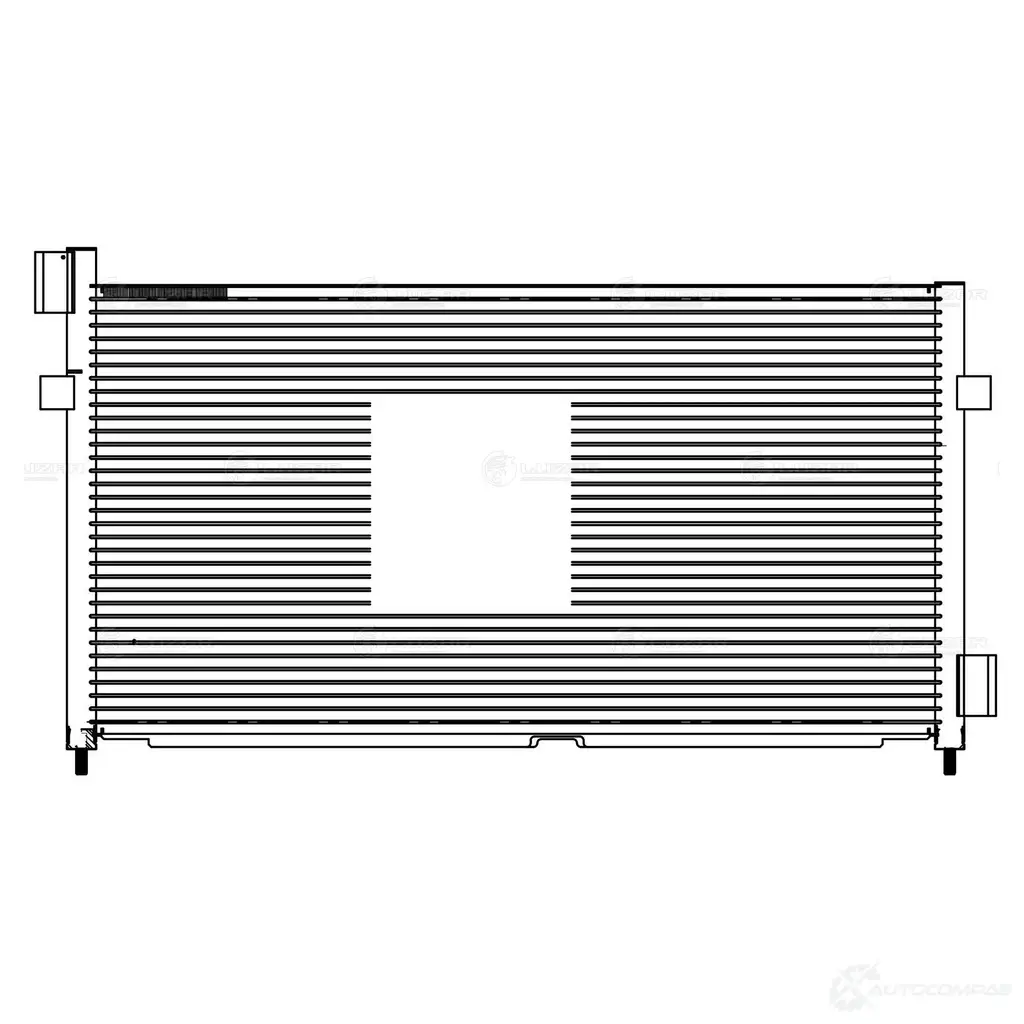 Радиатор кондиционера для автомобилей Volvo FH (02-) LUZAR 1440016214 LJ17QS J lrac1074 изображение 1