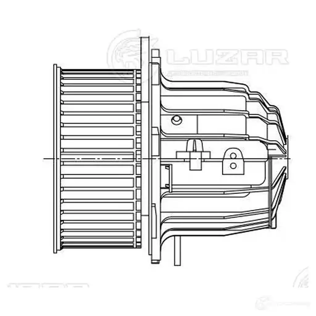 Электровентилятор отопителя для автомобилей Audi A4 (10-)/A5 (13-)/Q5 (13-) LUZAR 1424924358 4680295044024 lfh1840 INHU 8 изображение 2