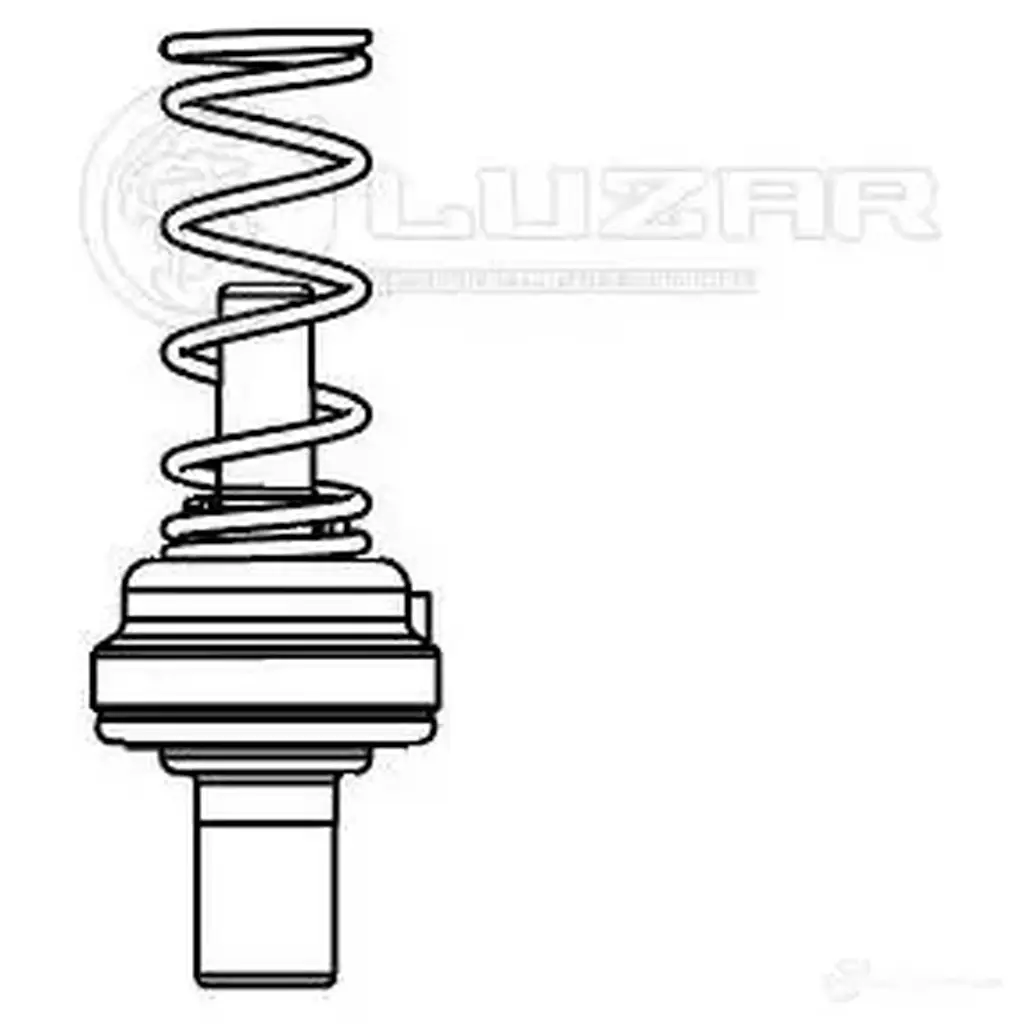 Термостат для автомобилей VW Polo Sedan (10-)/Skoda Rapid (12-) 1.6i (87°С) (термоэлемент) LUZAR 1440016415 lt1807 TO 1ZZ28 изображение 2