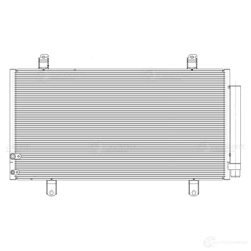 Радиатор кондиционера для автомобилей Camry (11-) LUZAR FPJ0 K 1425585449 lrac1940 изображение 2