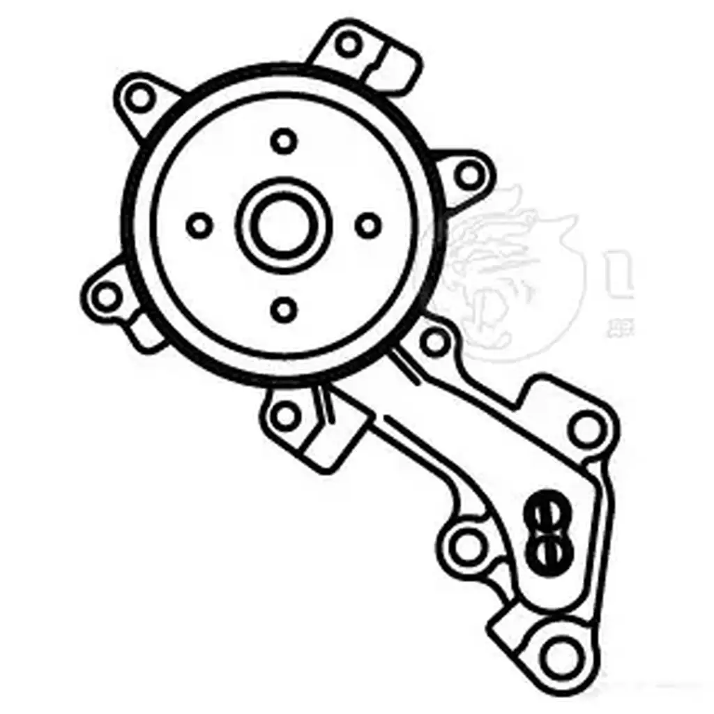 Насос водяной для автомобилей Toyota Auris (06-)/Yaris (05-) 1.3i [1NR] LUZAR lwp1926 EL9 G74E 1440016610