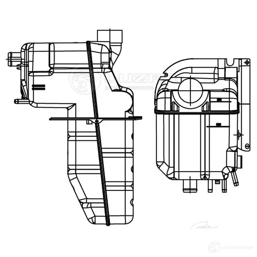 Бачок расширительный охл. жидкости для автомобилей Scania 5 (P,G,R,T-series) (04-)/4-series (95-) LUZAR 0GIZ O let2810 1440016731 изображение 2