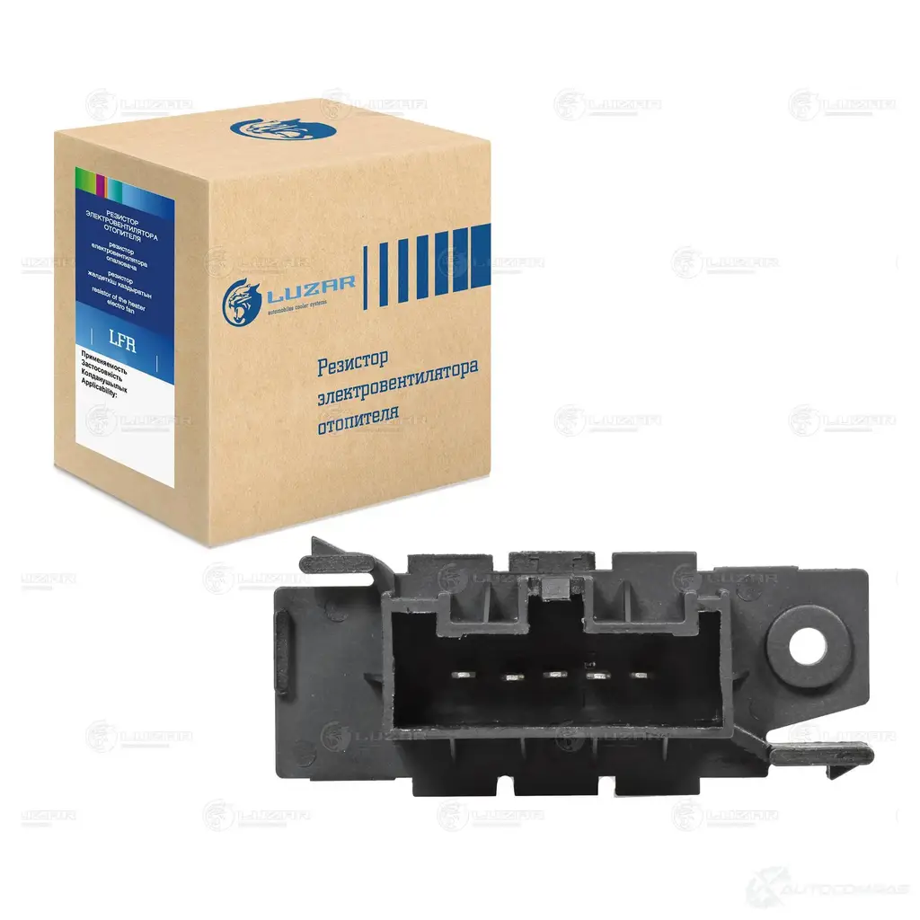 Резистор электровентилятора отопителя для автомобилей Citroen Berlingo II (08-)/Peugeot Partner II (08-) LUZAR lfr2042 59WJ 1 1440016827 изображение 1