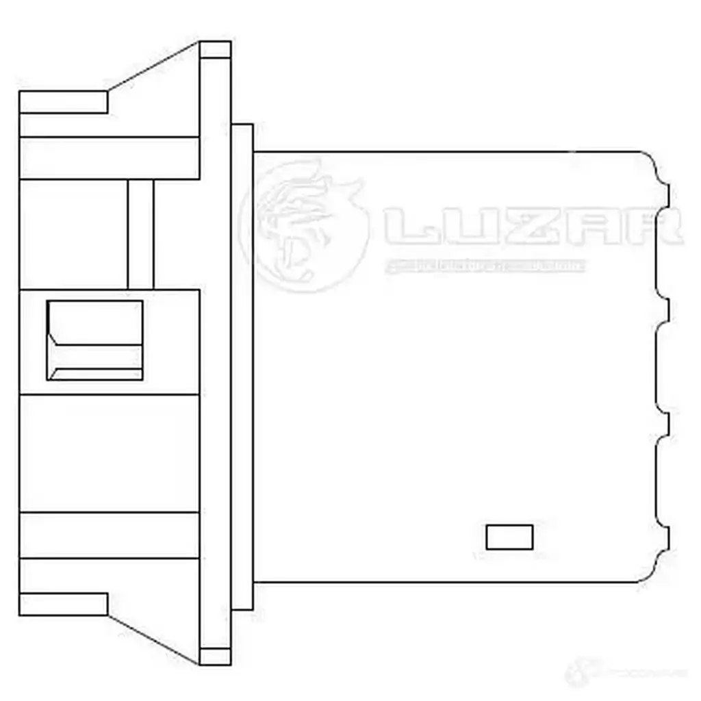 Резистор электровентилятора отопителя для автомобилей Nissan Qashqai (06-) (manual A/C) LUZAR 2 JMP0 lfr1410 1425585867 изображение 2