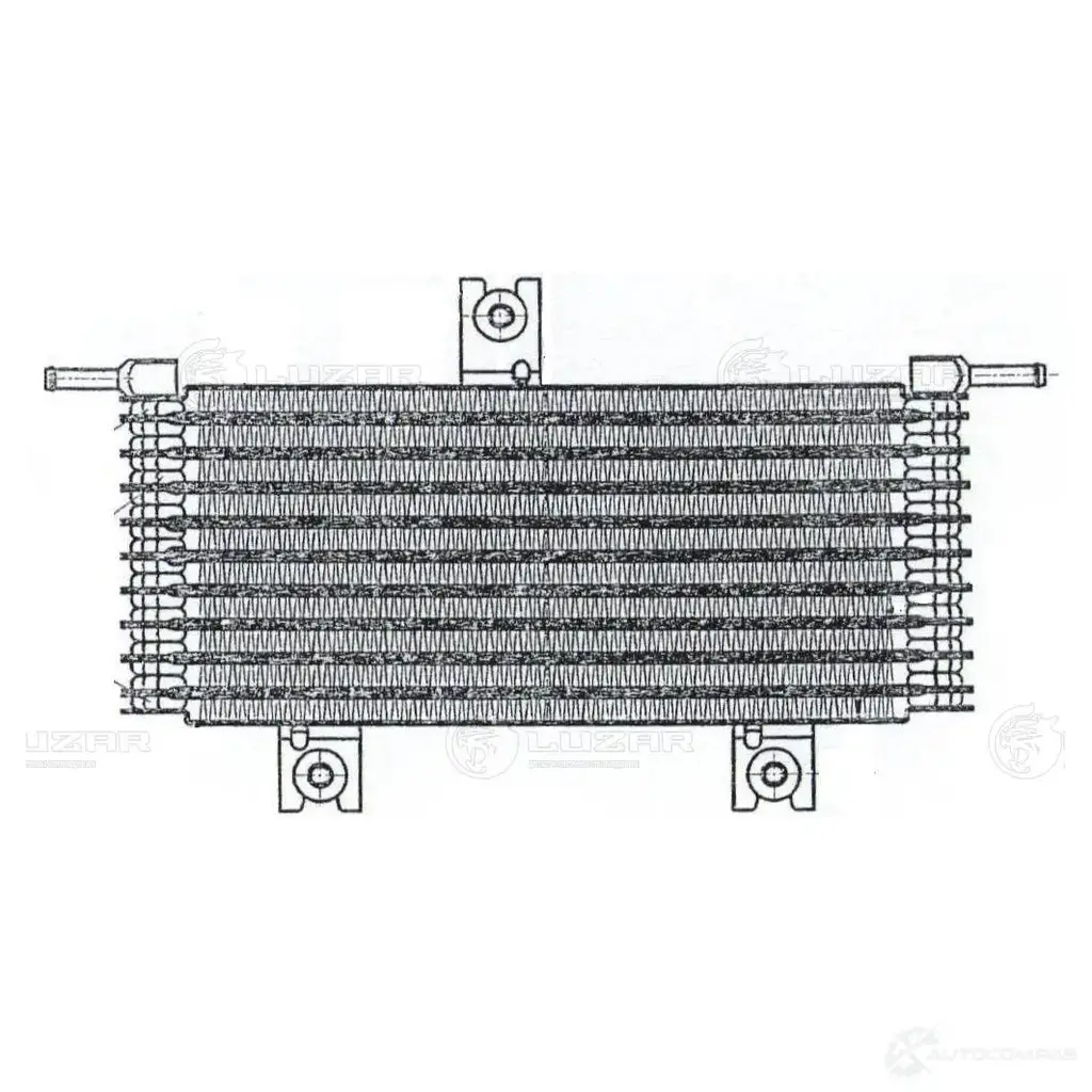 Радиатор масляный для автомобилей Qashqai (13-) 2.0i CVT LUZAR loc14ea D QA1JML 1425585486 изображение 2