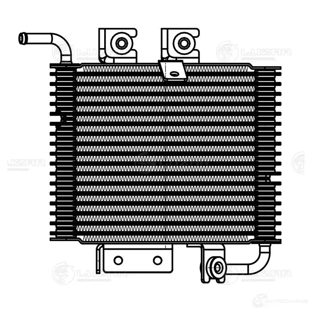 Радиатор масляный для автомобилей Juke (10-) 1.6T AT LUZAR loc1441 1 8BSJ 1425585896 изображение 2