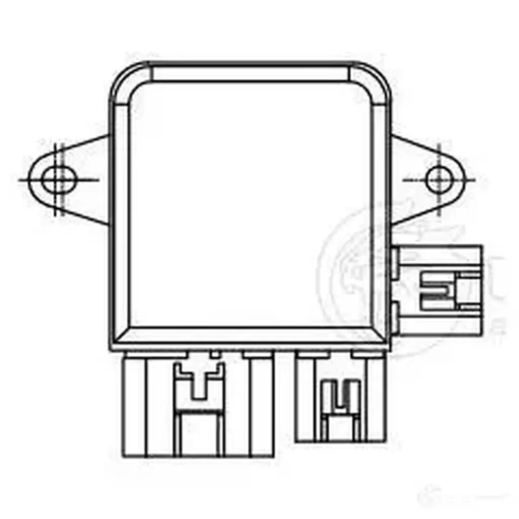Модуль управления вентилятора охлаждения для автомобилей Mitsubishi Lancer IX (03-)/Outlander (03-) LUZAR lfr1100 1425585360 VTN Z27 изображение 2
