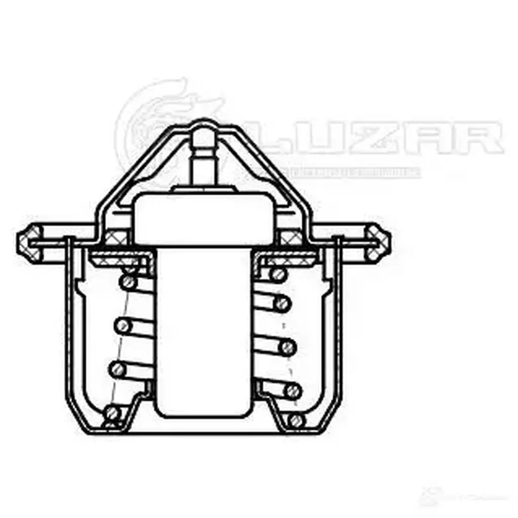 Термостат для автомобилей Mitsubishi Lancer X (07-)/Suzuki Grand Vitara (05-) (82°С) (термоэлемент) LUZAR L8 ADCJ lt1115 1440017029 изображение 3