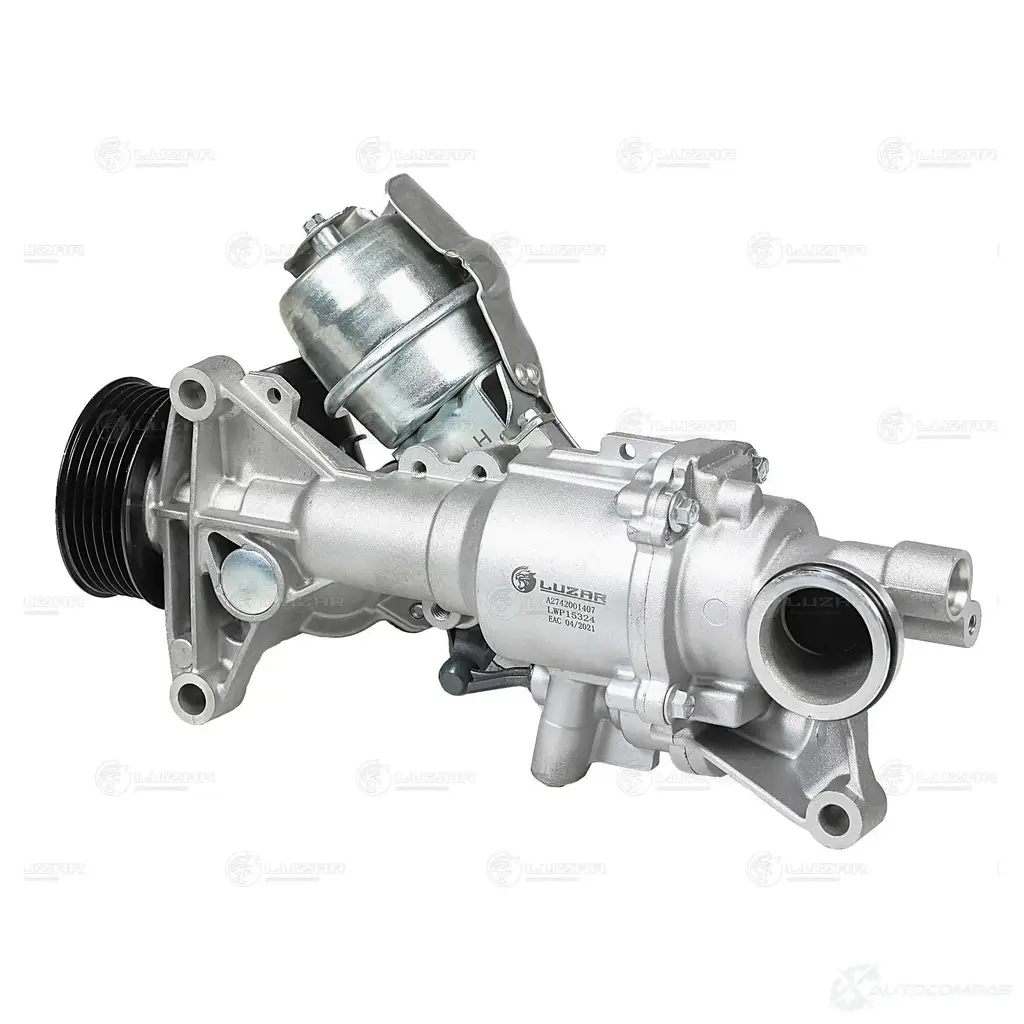 Насос водяной для автомобилей Mercedes-Benz C (W205) (14-)/E (W213) (16-) 1.6i/2.0i [M274] LUZAR V R0HFJ0 1440017103 lwp15324 - Изображение 1