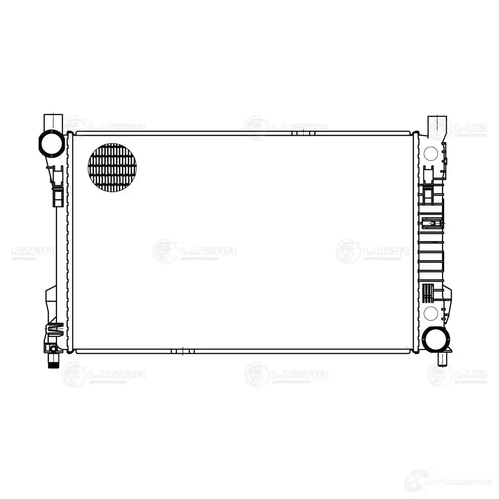 Радиатор охлаждения для автомобилей Mercedes C (W203) (00-) MT LUZAR lrc1503 4680295058960 1424394639 Q W17W изображение 2