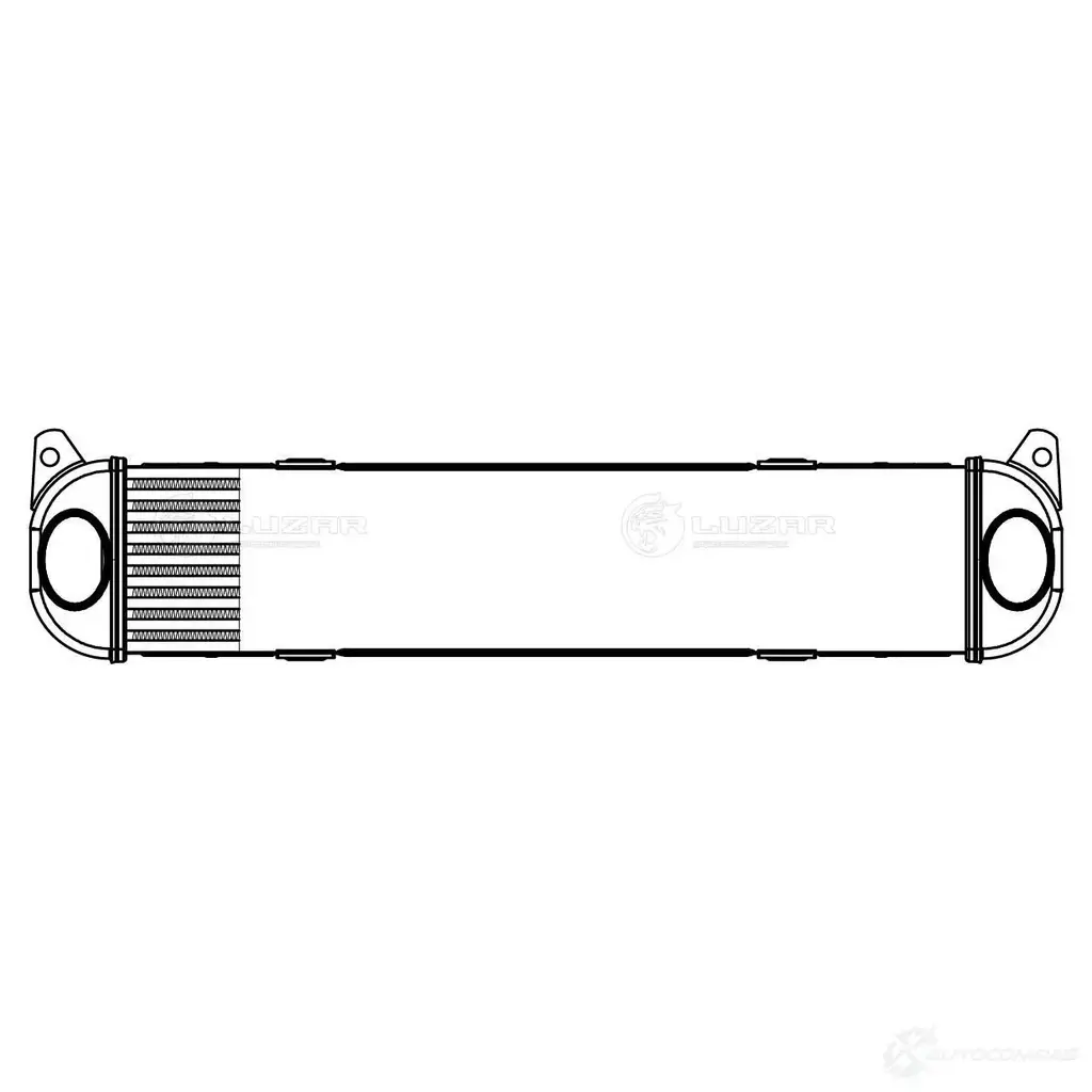 ОНВ (радиатор интеркулера) для автомобилей Discovery (04-)/(09-)/Range Rover Sport (05-) 2.7TD LUZAR TINEUO V 1440017368 lric1016 изображение 2