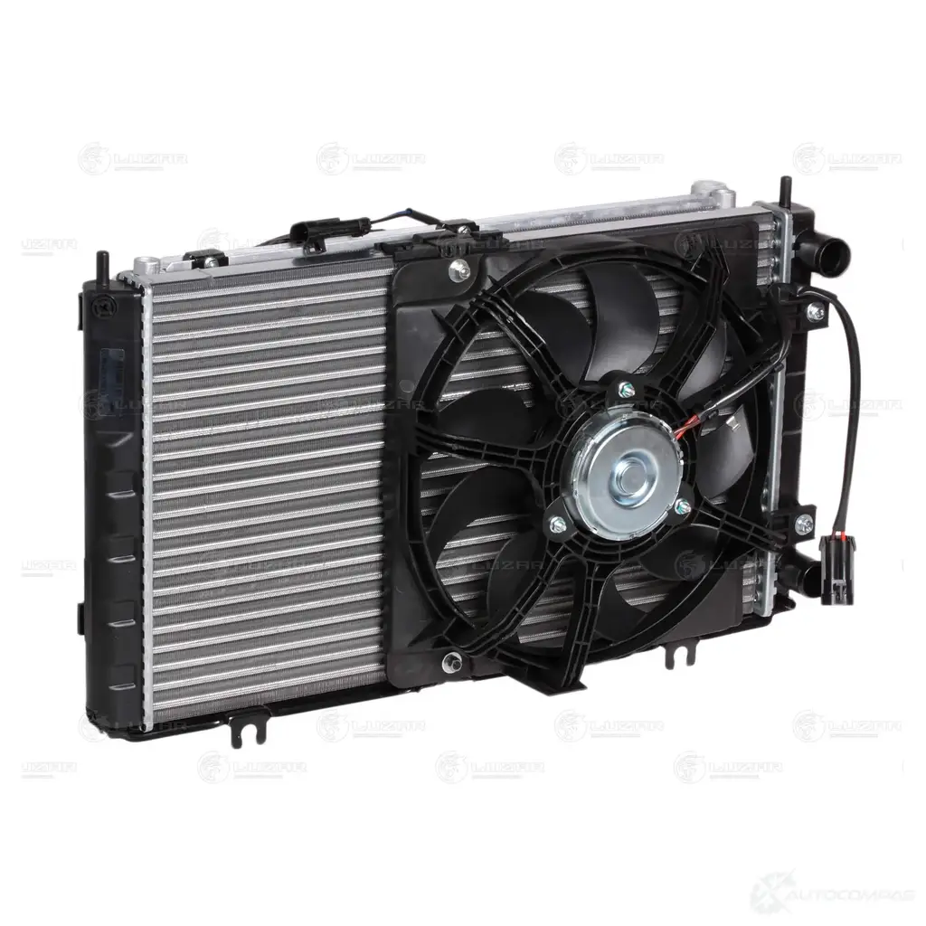 Блок охлаждения (радиатор+конденсор+вентиляторы) для автомобилей Приора (тип Panasonic) LUZAR 1425585370 lrk01272 TL PGZF изображение 1