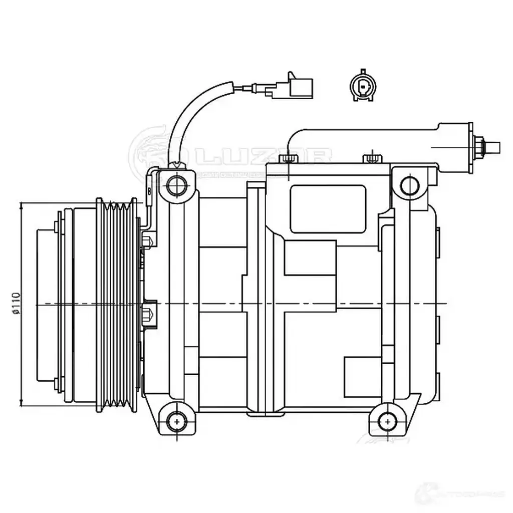 Муфта компрессора кондиционера Ивеко Стралис. Схема кондиционера Ивеко Стралис. LUZAR lcac2672 схема.