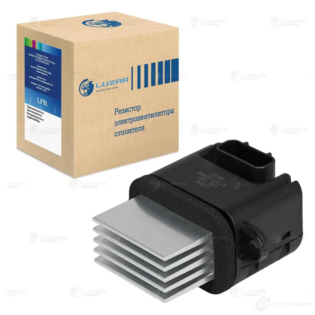 Резистор электровентилятора отопителя для автомобилей Nissan Pathfinder (05-)/Navara (05-) (auto A/C) LUZAR 5OND 8UB 1440017664 lfr1451 изображение 0
