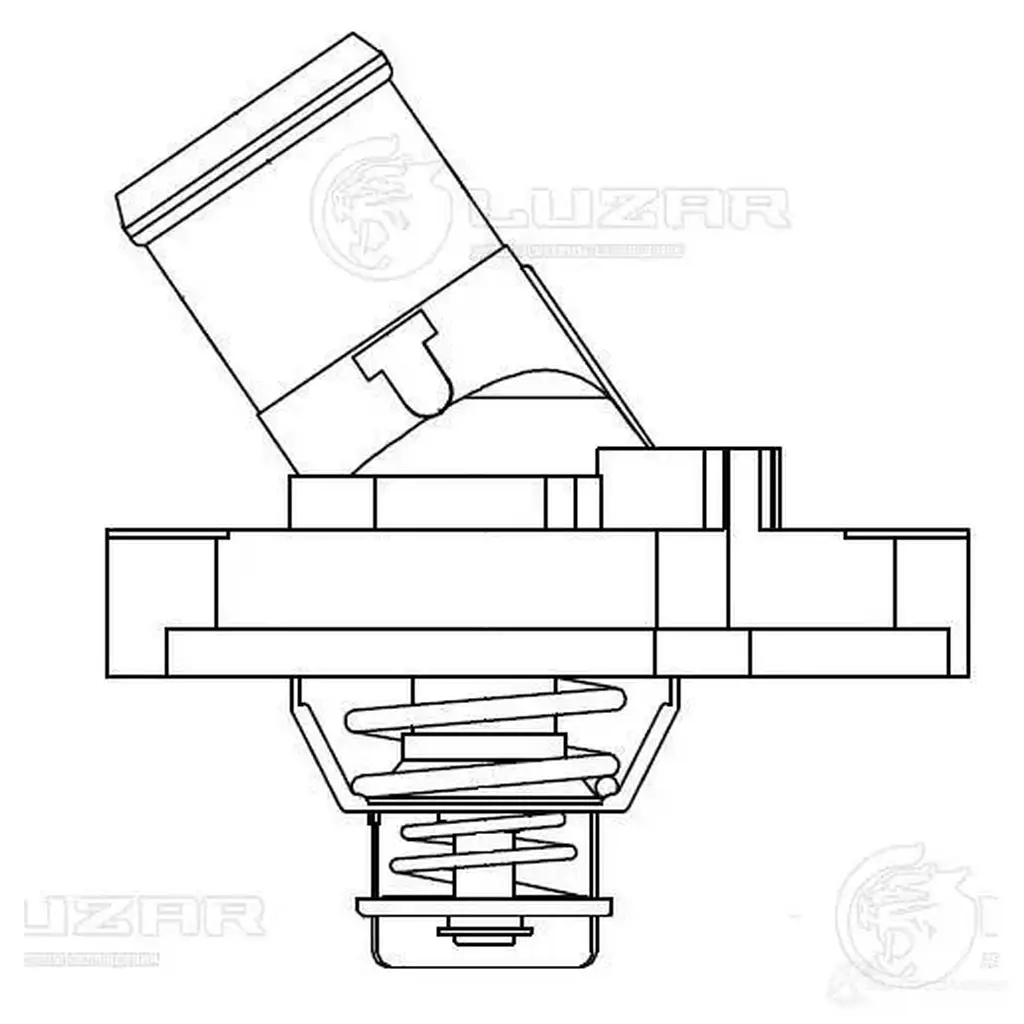 Термостат для автомобилей Infiniti FX II (S51) (08-) 3.7i (с алюминиевым корпусом) LUZAR 1425585652 OJ N58 lt1437 изображение 2