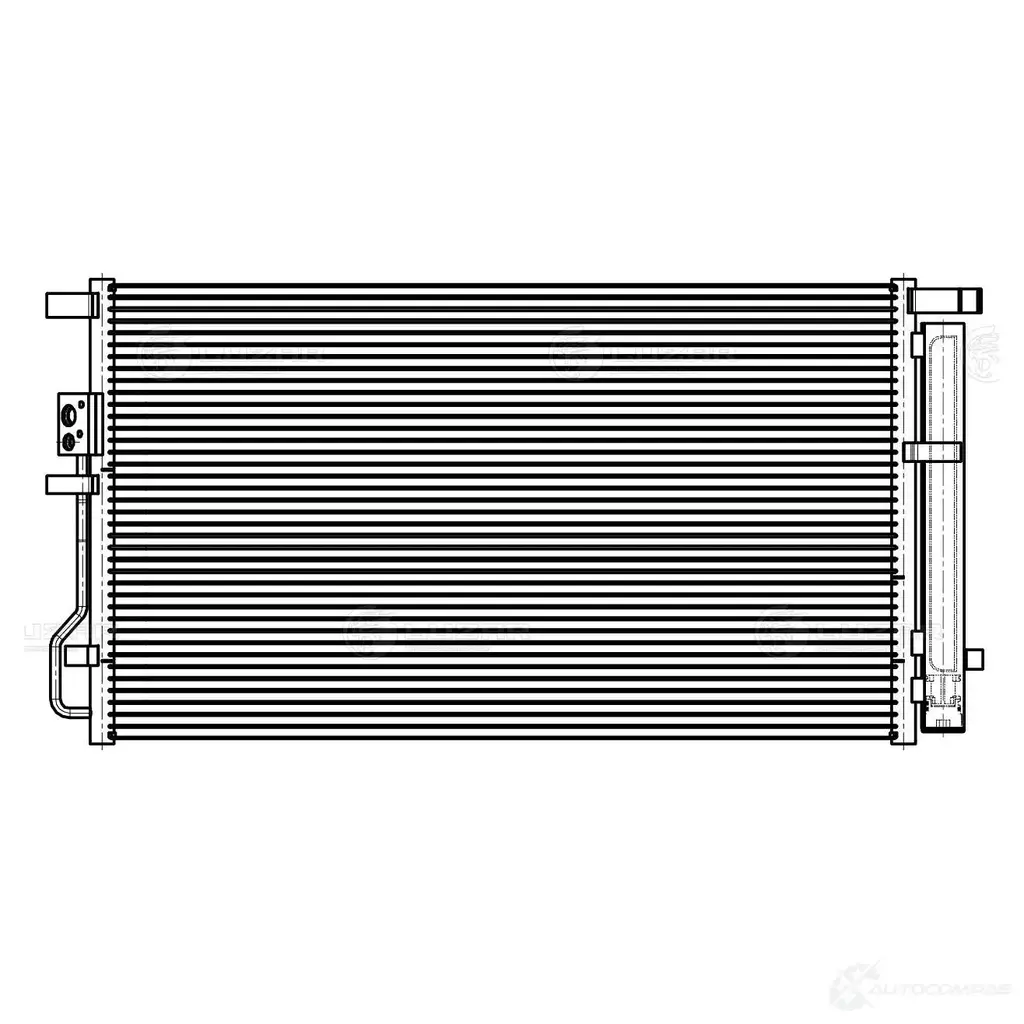 Радиатор кондиционера для автомобилей Hyundai Tucson (15-)/Kia Sportage (16-) 2.0i LUZAR N0CG G lrac0835 1425585494 изображение 2