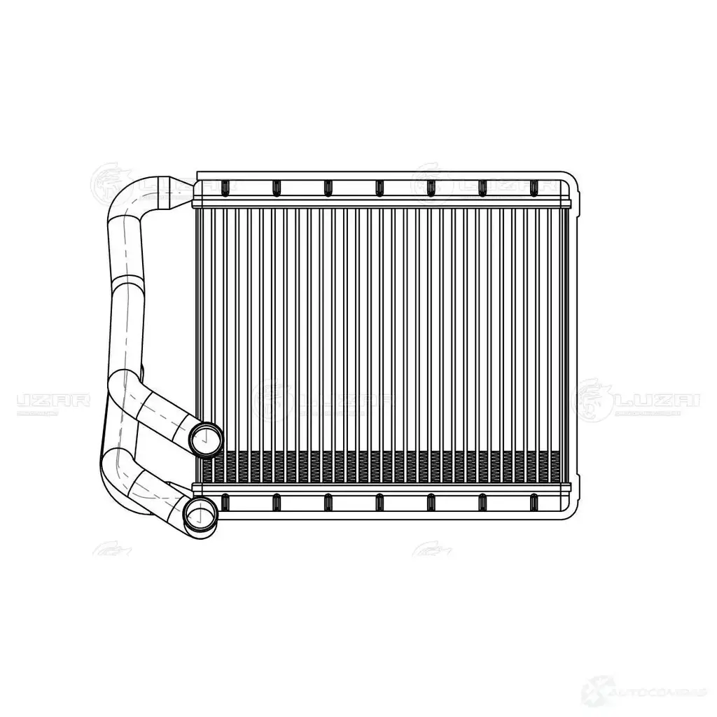 Радиатор отопителя для автомобилей Kia CEED (12-)/Hyundai Elantra/i30 (11-) LUZAR SWS5 7F1 lrh08x0 1425585827 изображение 1