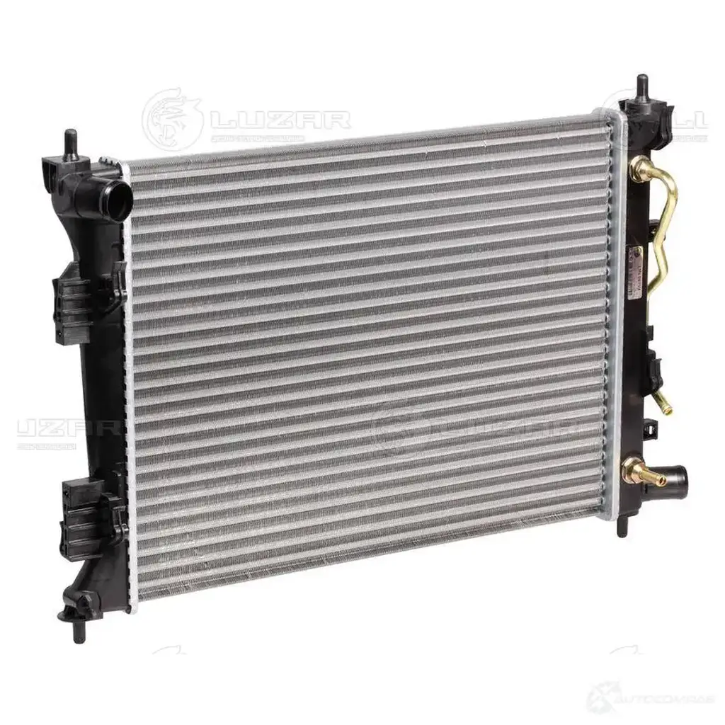 Радиатор охлаждения для автомобилей Solaris (10-)/Kia Rio (10-) 6AT (сборный) LUZAR XGW55 LS lrc081v4 1424394620 4680295057826 изображение 0
