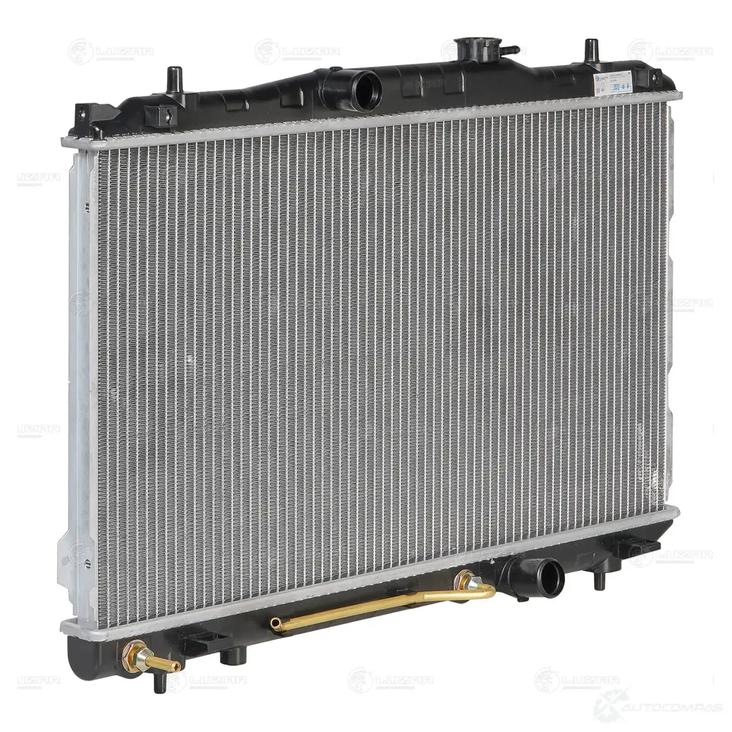 Радиатор охлаждения для автомобилей Cerato (04-) 1.6i AT (рестайлинг 06-) (тип Doowon) LUZAR 1440018566 lrc0806 UWSW K изображение 0