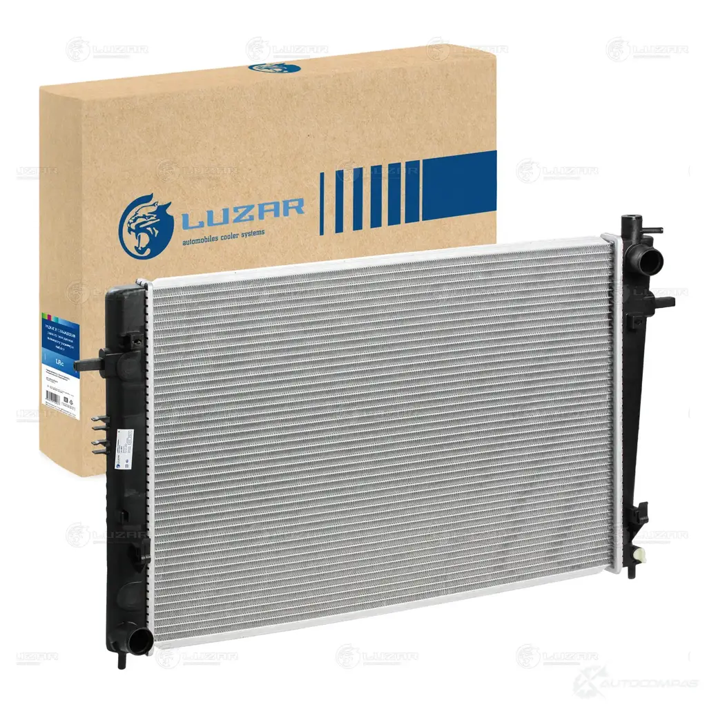 Радиатор охлаждения для автомобилей Tucson (04-)/Sportage (04-) 2.0D MT (тип Halla) LUZAR lrc0884 OUTRT U 1440018567 изображение 0