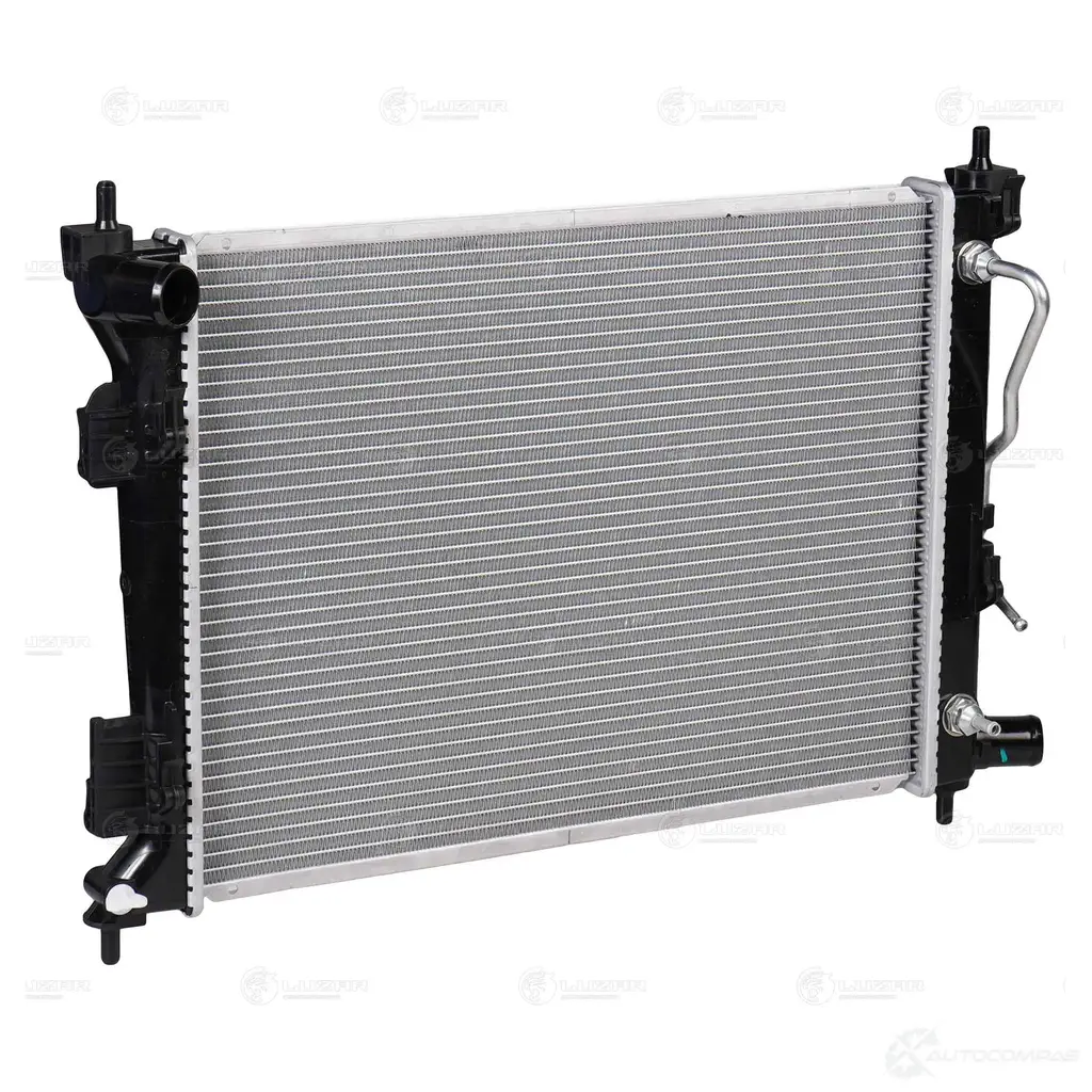 Радиатор охлаждения для автомобилей Solaris (10-)/Rio (10-) AT (паяный) LUZAR 1440018570 lrc0801 3ZY 2Y8 изображение 0