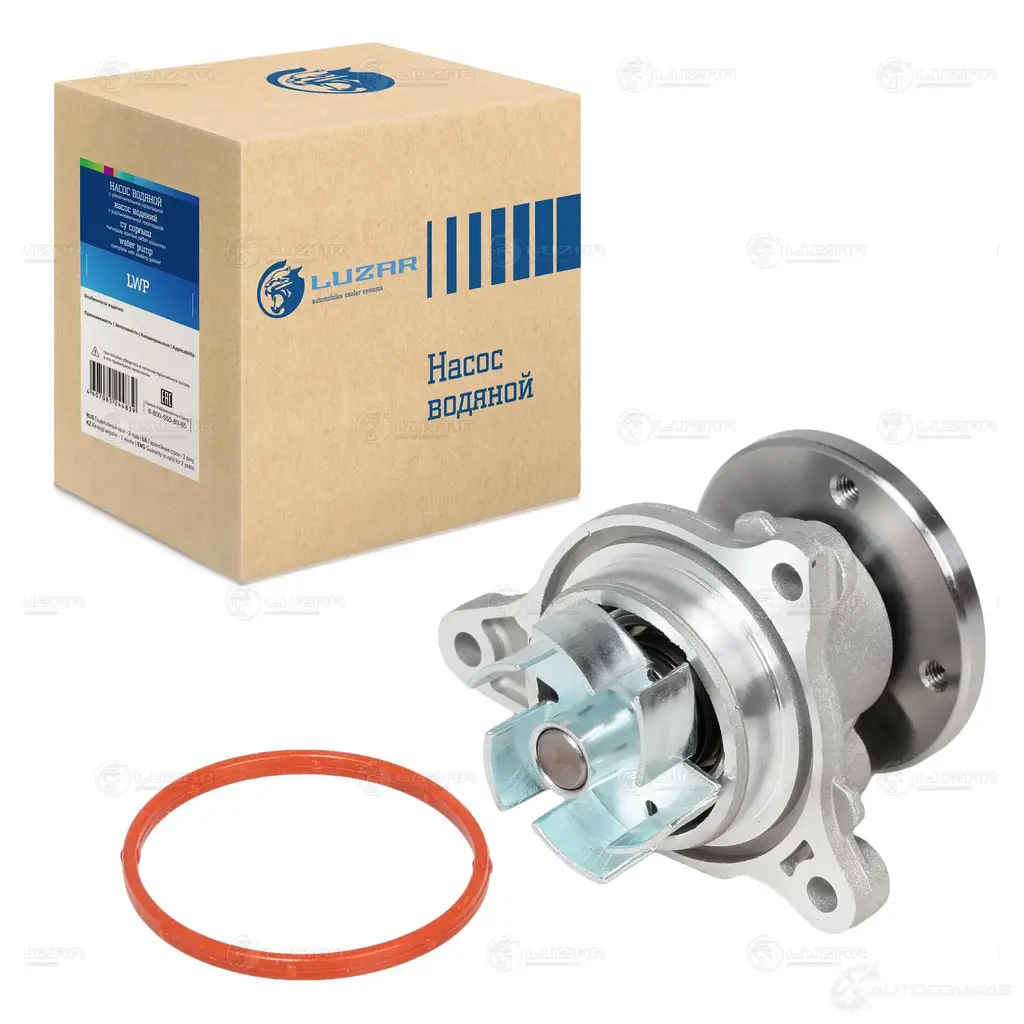 Насос водяной для автомобилей Hyundai Solaris II (17-)/Kia Rio IV (17-)/CEED (18-) 1.4i [G4LC] LUZAR G 4IY59 1440018586 lwp0806 - Изображение 1