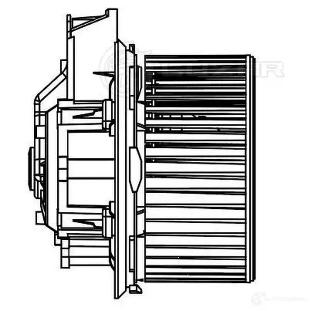 Электровентилятор отопителя для автомобилей Ford Explorer (11-) LUZAR JP1 I3J 1440018847 lfh1095 изображение 2