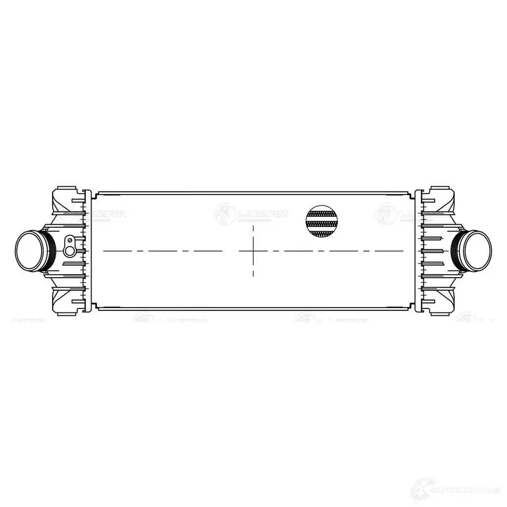 ОНВ (радиатор интеркулера) для автомобилей Transit (13-) 2.2D LUZAR U RX0EP lric1087 1425585504 изображение 2
