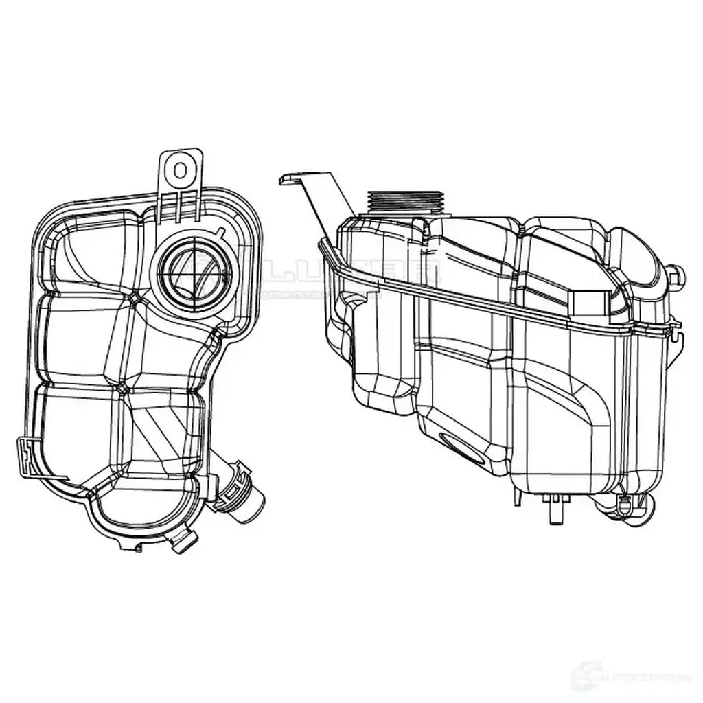 Бачок расширительный охл. жидкости для автомобилей Ford Mondeo IV (07-)/S-Max (06-)/Galaxy (06-) LUZAR let1010 YG NONN 1440018925 изображение 2