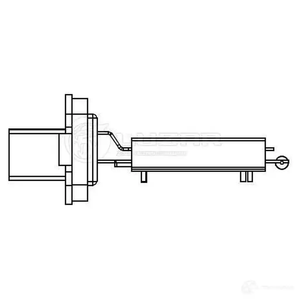 Резистор электровентилятора отопителя для автомобилей Fiat Albea (02-) LUZAR F 3K9LR 1425585632 lfr1661 изображение 2